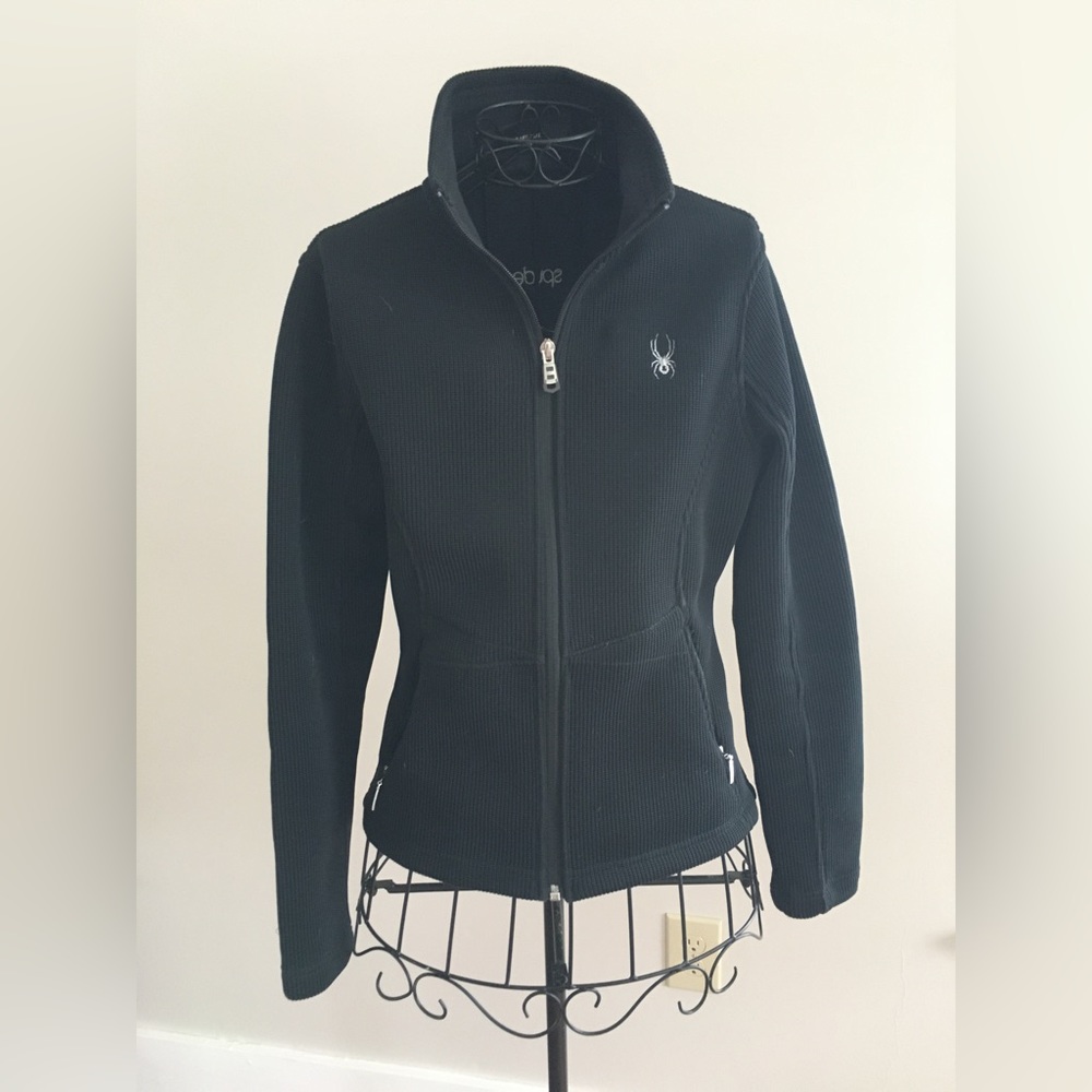 Spyder Full Zip Knit Sweater Jacket